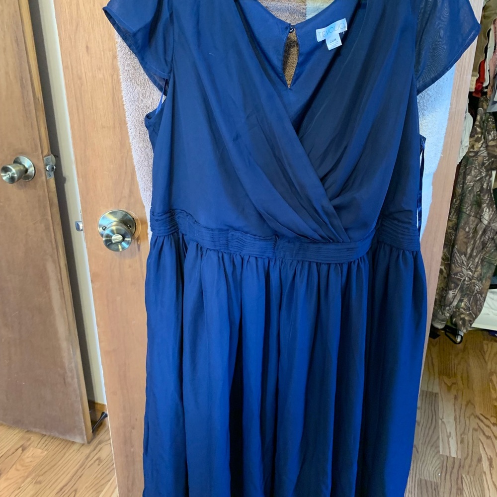 Knee Length Tevolio Navy Blue Dress